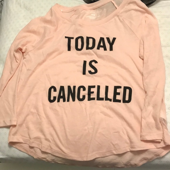 Aeropostale Tops - Today is cancelled 3/4 sleeve